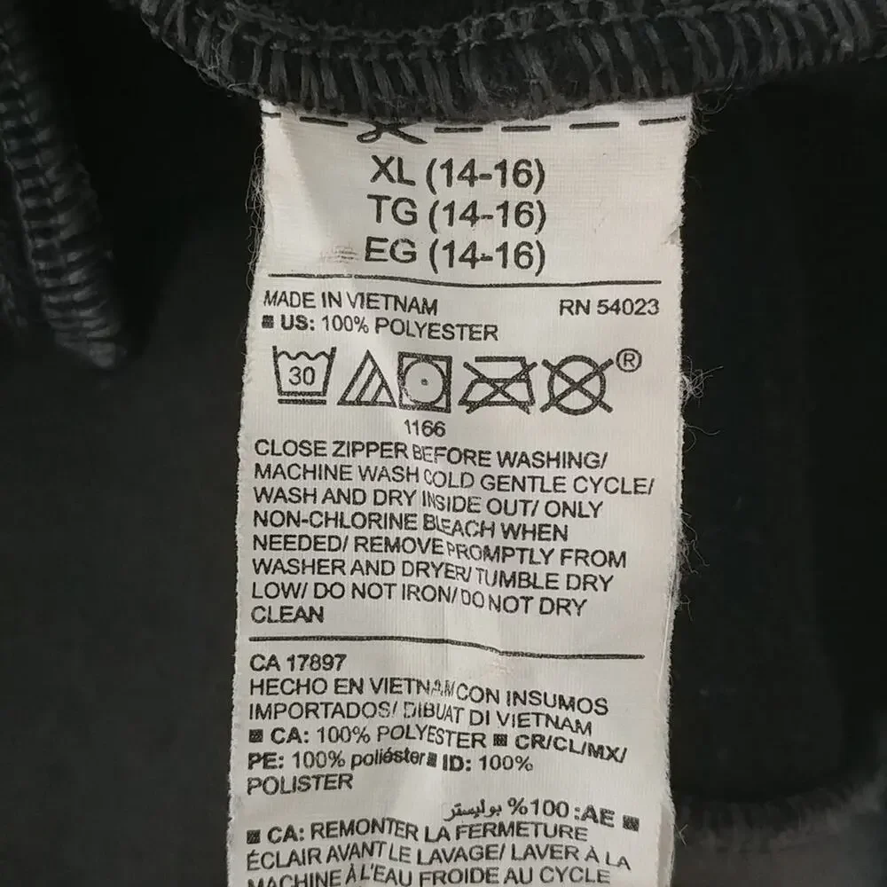 Old Navy Active Zip Front Fleece Jacket Size XL (14-16)